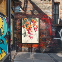 Ripe Fruit Harmony in Classic East Asian Art Poster PosterGoat