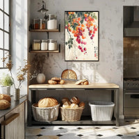Ripe Fruit Harmony in Classic East Asian Art Poster PosterGoat