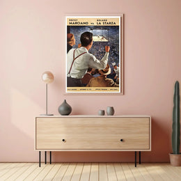 Rocky Marciano vs Roland La Starza Sports Poster PosterGoat