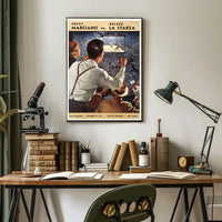 Rocky Marciano vs Roland La Starza Sports Poster PosterGoat