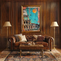 Roman Colosseum Mixed-Media Artistic Poster PosterGoat