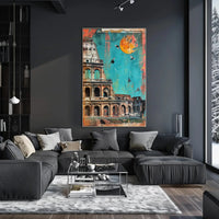 Roman Colosseum Mixed-Media Artistic Poster PosterGoat
