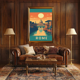 Rome: Captivating Vintage Travel Poster PosterGoat