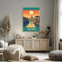 Rome: Captivating Vintage Travel Poster PosterGoat