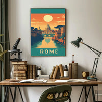 Rome: Captivating Vintage Travel Poster PosterGoat