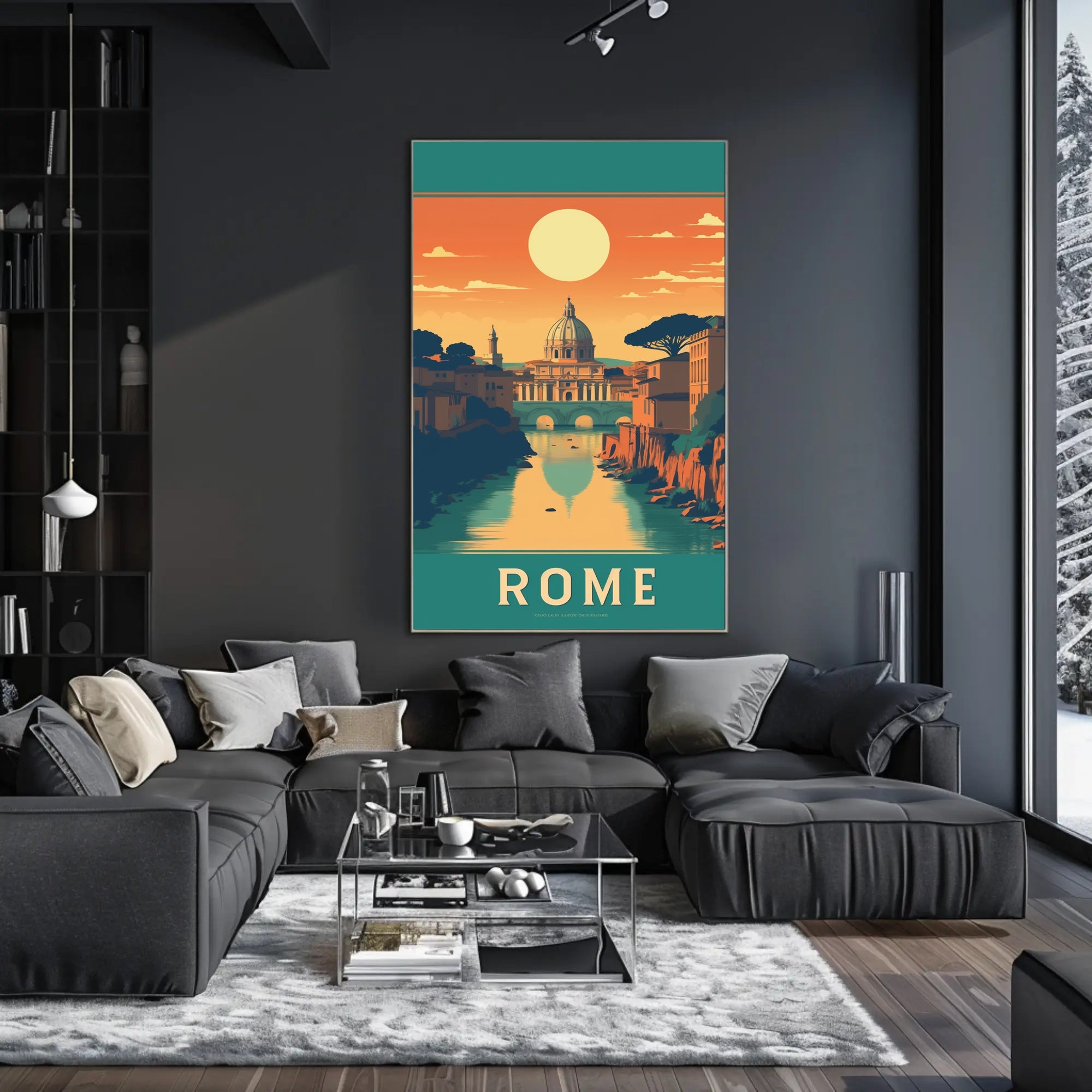 Rome: Captivating Vintage Travel Poster PosterGoat