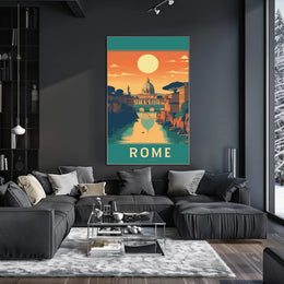 Rome: Captivating Vintage Travel Poster PosterGoat