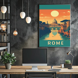 Rome: Captivating Vintage Travel Poster PosterGoat