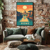 Rome: Captivating Vintage Travel Poster PosterGoat