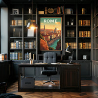 Rome's Iconic Skyline Travel Poster PosterGoat