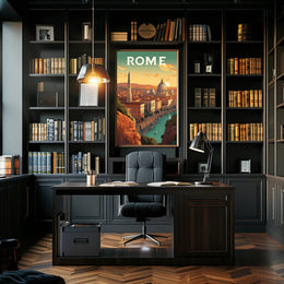 Rome's Iconic Skyline Travel Poster PosterGoat