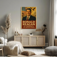 Ronald Reagan Legacy Historical Presidential Poster PosterGoat