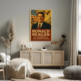 Ronald Reagan Legacy Historical Presidential Poster PosterGoat
