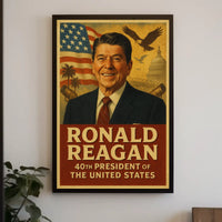 Ronald Reagan Legacy Historical Presidential Poster PosterGoat