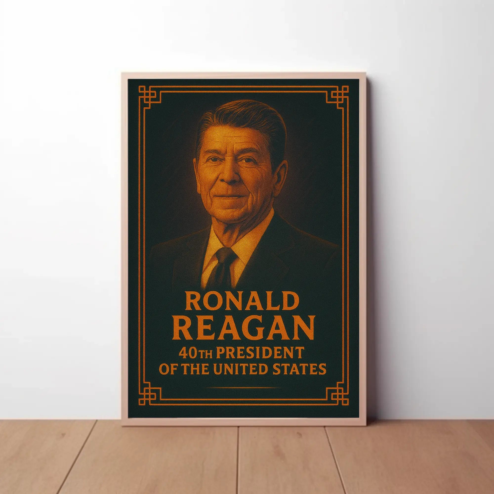 Ronald Reagan Vintage Presidential Legacy Historical Poster PosterGoat