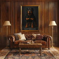 Rottweiler Strength and Elegance Dog Breed Poster PosterGoat