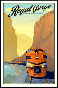 Royal Gorge Scenic Train Adventure Travel Poster PosterGoat