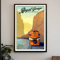 Royal Gorge Scenic Train Adventure Travel Poster PosterGoat