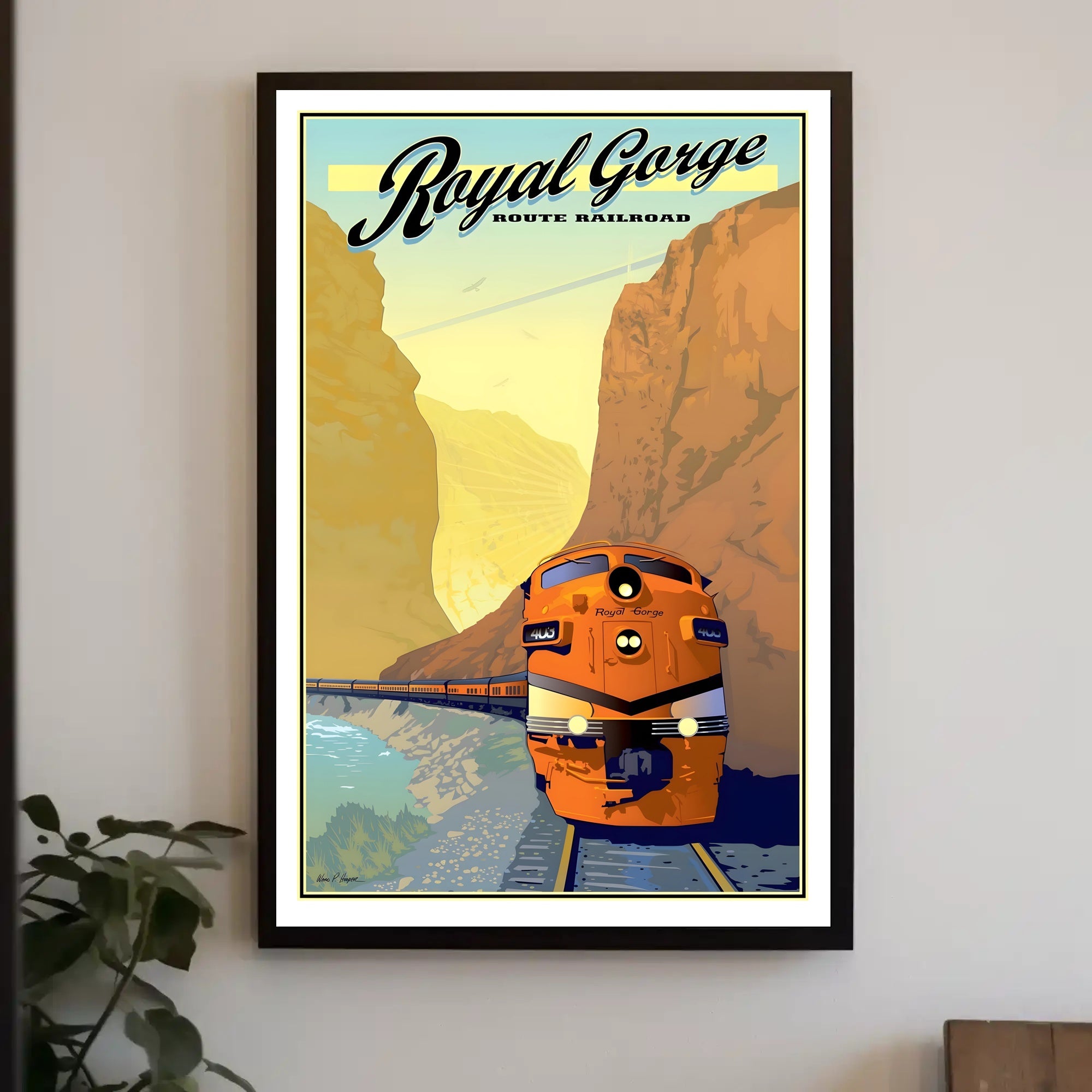 Royal Gorge Scenic Train Adventure Travel Poster PosterGoat