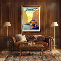 Royal Gorge Scenic Train Adventure Travel Poster PosterGoat