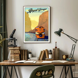 Royal Gorge Scenic Train Adventure Travel Poster PosterGoat