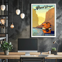 Royal Gorge Scenic Train Adventure Travel Poster PosterGoat