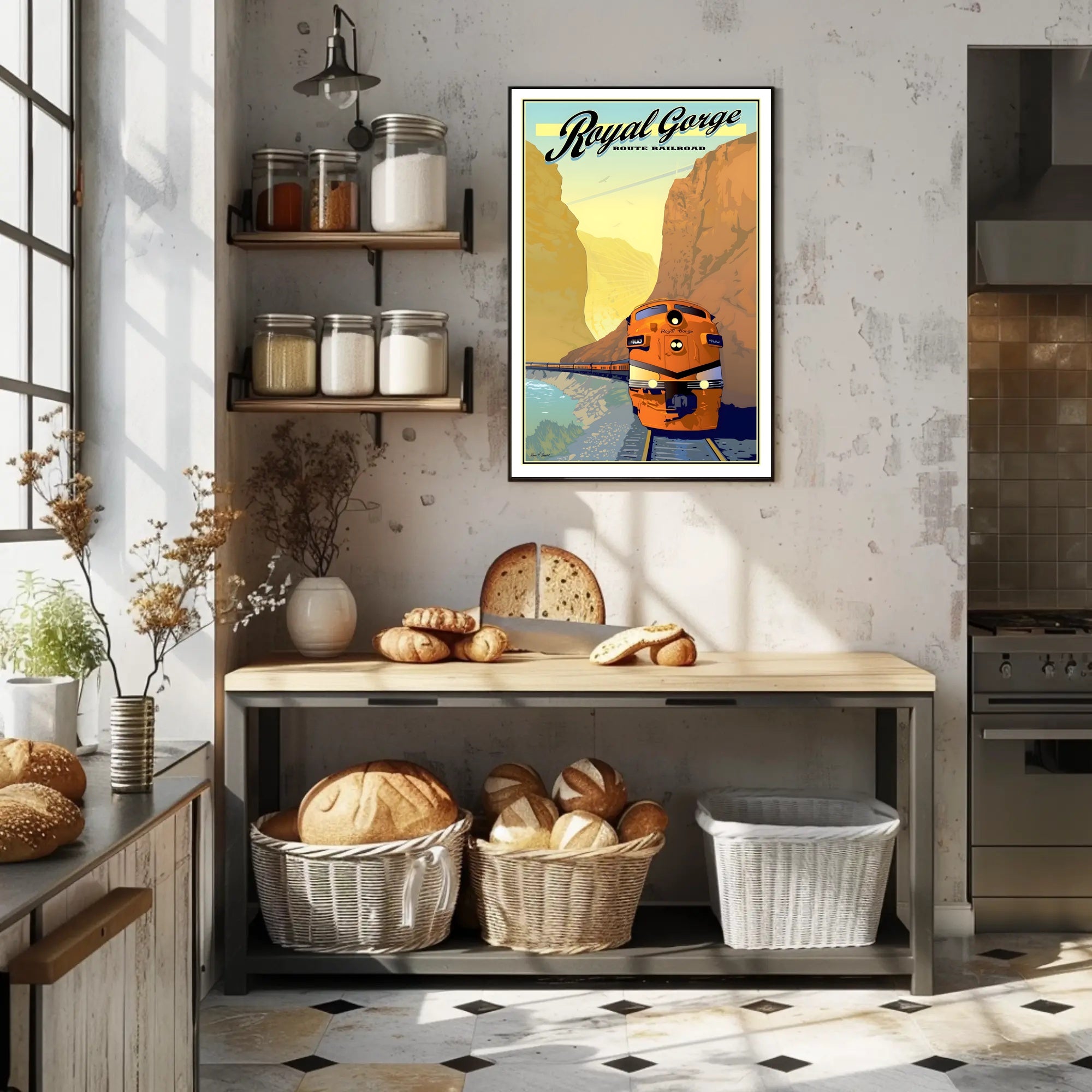 Royal Gorge Scenic Train Adventure Travel Poster PosterGoat