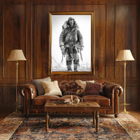 Rugged Arctic Explorer Vintage Adventure Historical Poster PosterGoat