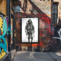 Rugged Arctic Explorer Vintage Adventure Historical Poster PosterGoat