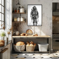 Rugged Arctic Explorer Vintage Adventure Historical Poster PosterGoat