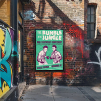 Rumble in the Jungle Vintage Sports Poster PosterGoat