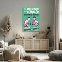 Rumble in the Jungle Vintage Sports Poster PosterGoat