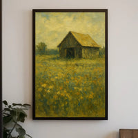 Rustic Barn Impressionism Design Artistic Poster PosterGoat