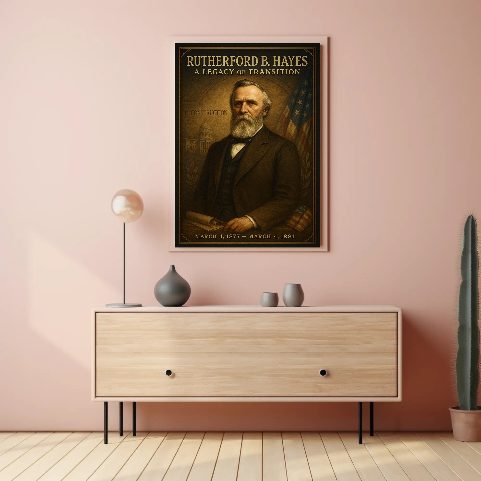 Rutherford B. Hayes A Legacy of Transition Poster PosterGoat