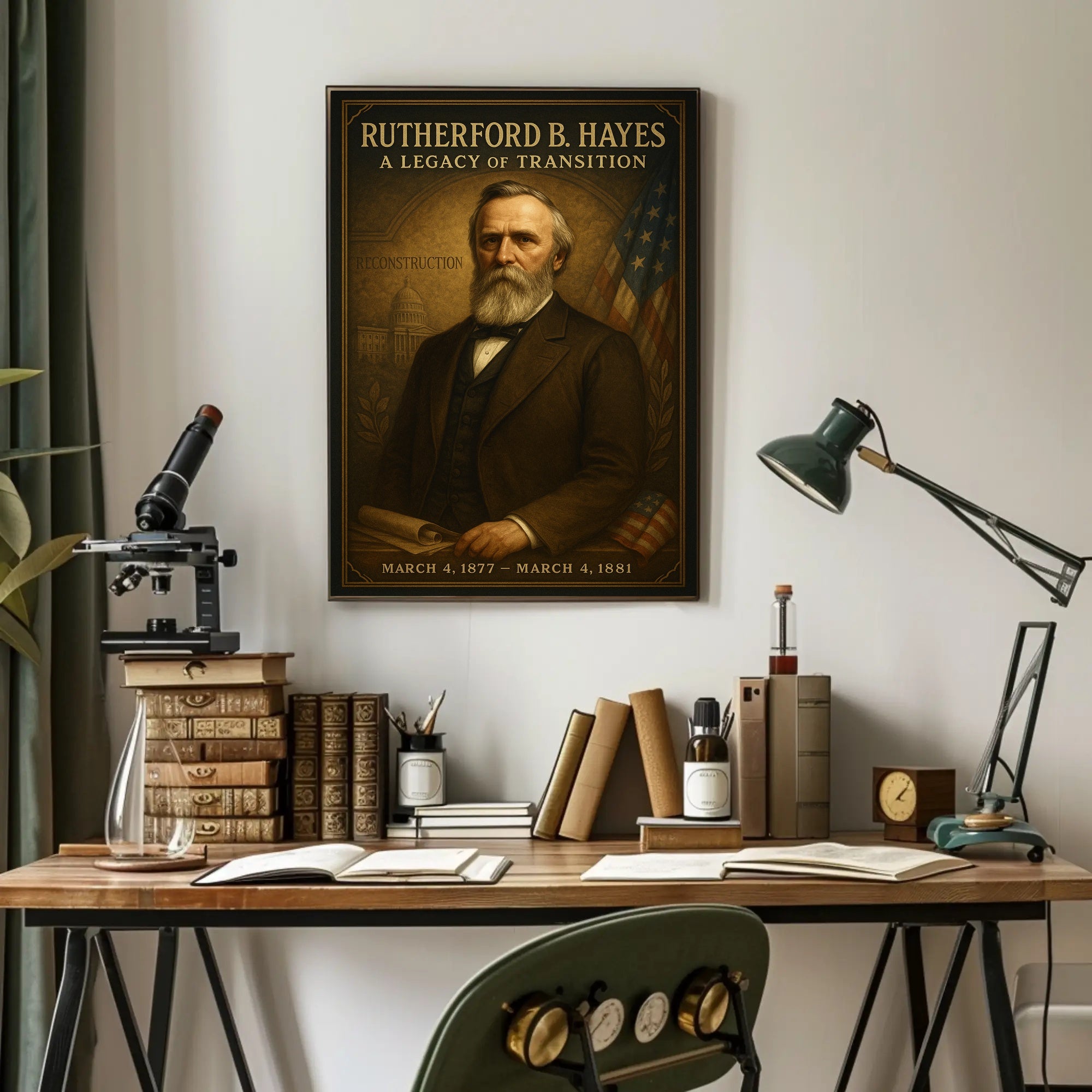 Rutherford B. Hayes A Legacy of Transition Poster PosterGoat