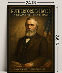 Rutherford B. Hayes A Legacy of Transition Poster PosterGoat