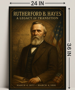 Rutherford B. Hayes A Legacy of Transition Poster PosterGoat