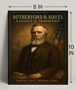 Rutherford B. Hayes A Legacy of Transition Poster PosterGoat