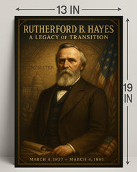 Rutherford B. Hayes A Legacy of Transition Poster PosterGoat