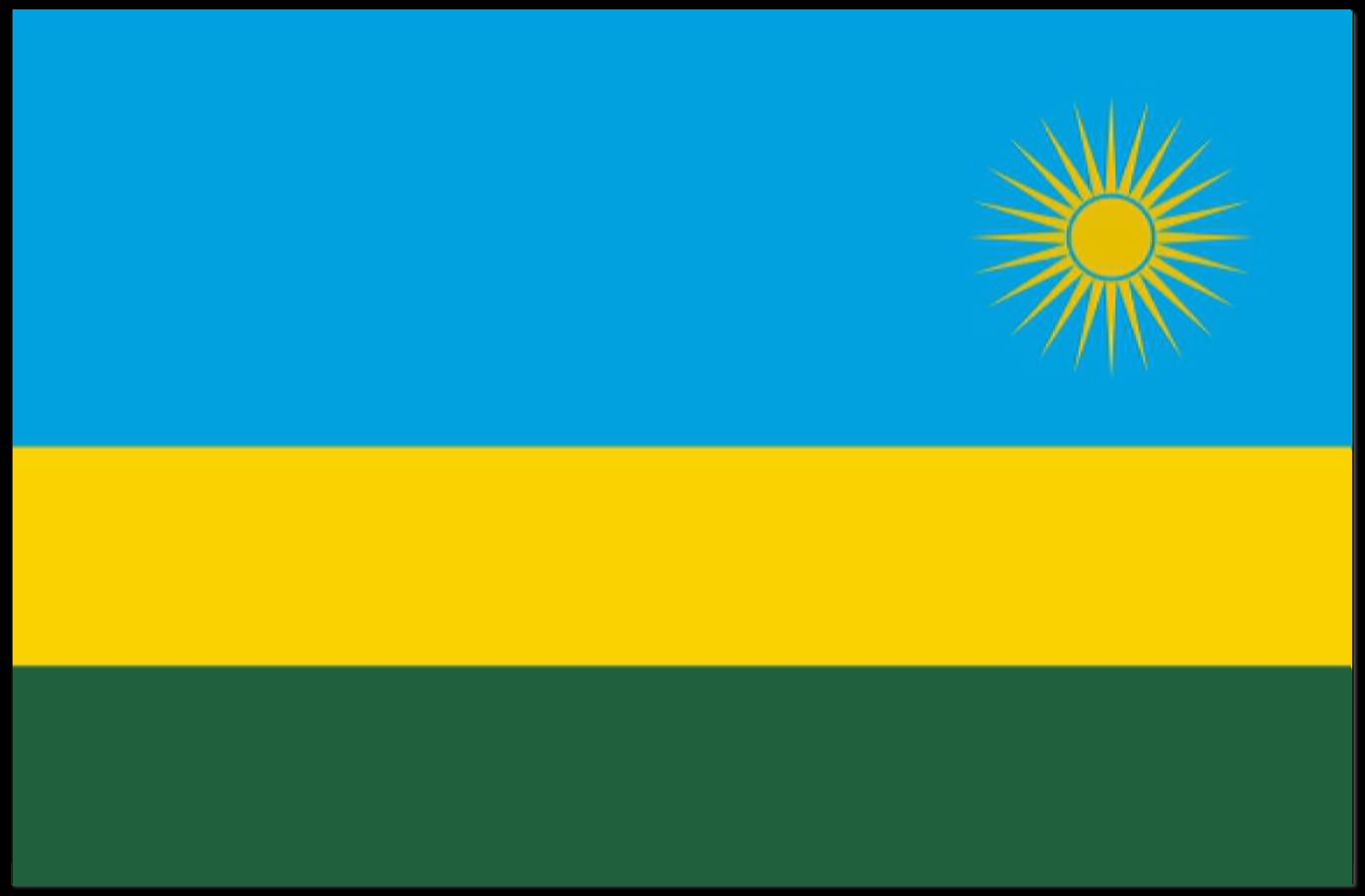 Rwanda Flag Patriotic Art Country Flag Poster PosterGoat