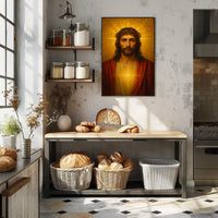 Sacred Heart Traditional Religious Art Poster PosterGoat