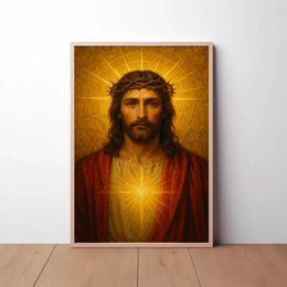 Sacred Heart Traditional Religious Art Poster PosterGoat