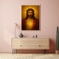 Sacred Heart Traditional Religious Art Poster PosterGoat