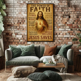 Sacred Heart of Jesus Cultural Heritage Poster PosterGoat