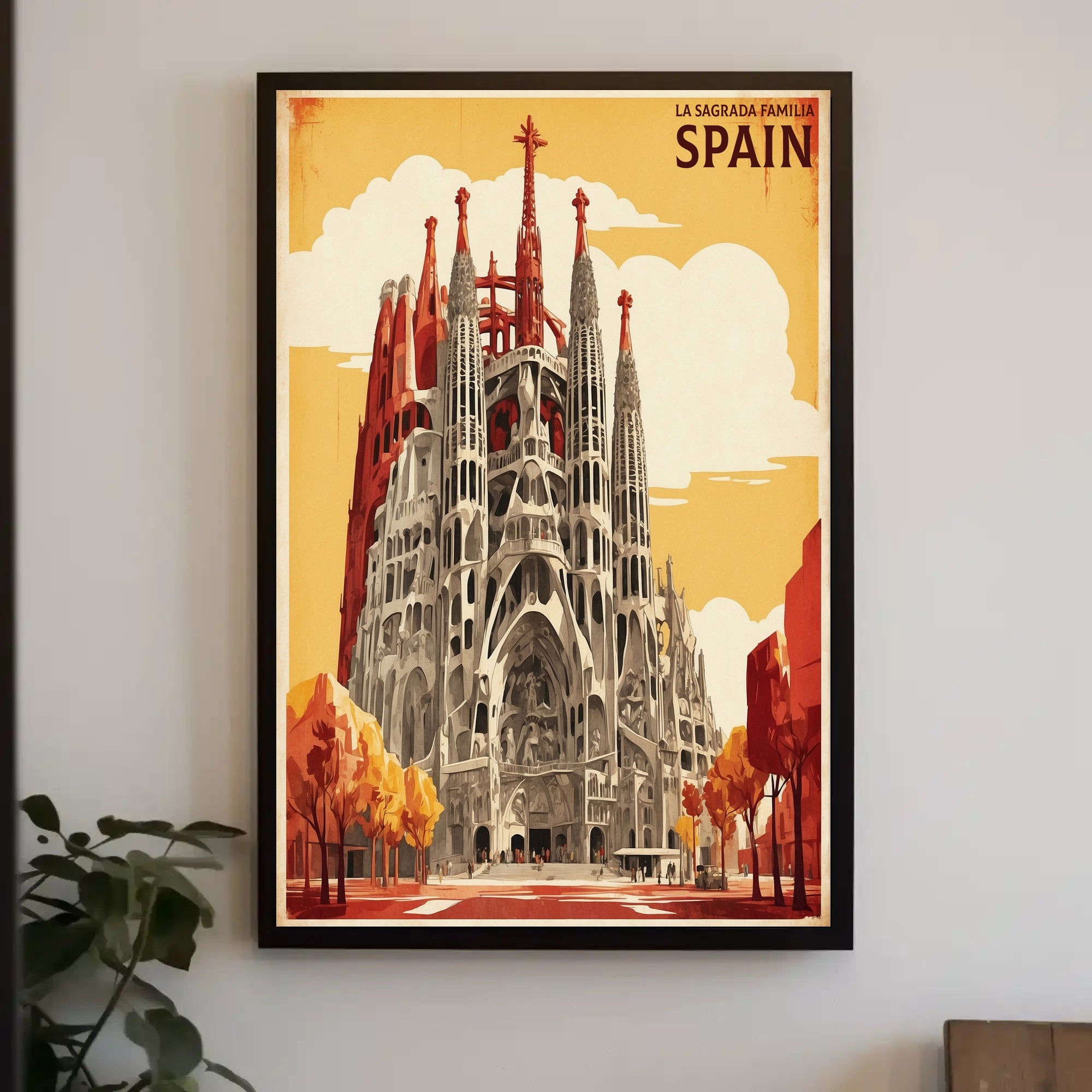 Sagrada Familia Barcelona Travel Architectural Masterpiece Art Poster PosterGoat