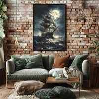 Sailing Ship Adventure: Historical Maritime Exploration Poster PosterGoat