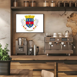 Saint Barthélemy Coat of Arms Poster: Cultural Heritage PosterGoat