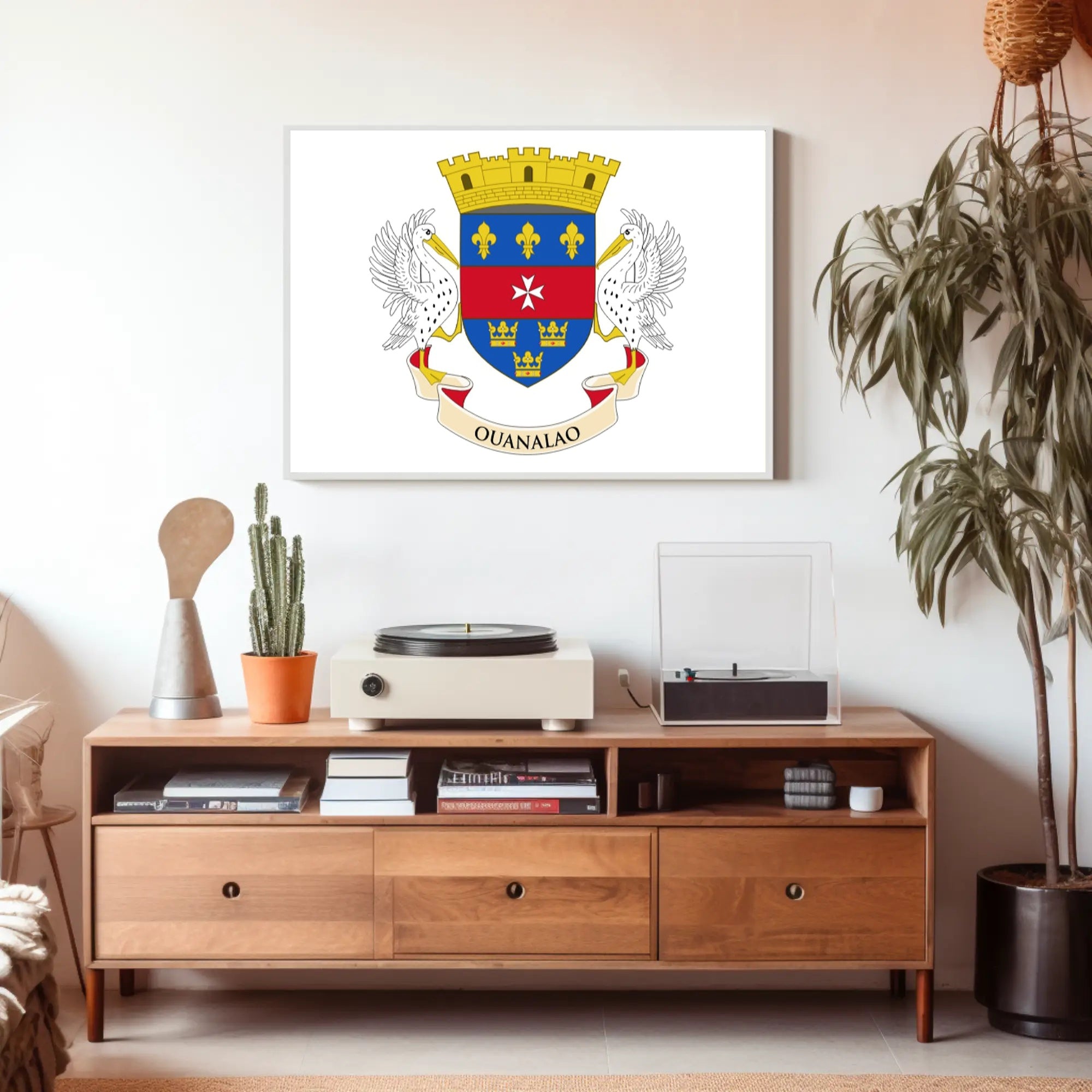 Saint Barthélemy Coat of Arms Poster: Cultural Heritage PosterGoat