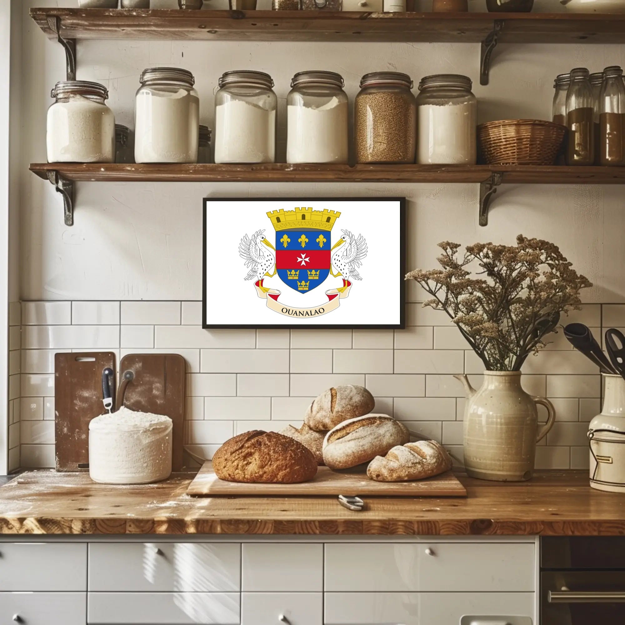 Saint Barthélemy Coat of Arms Poster: Cultural Heritage PosterGoat