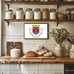 Saint Barthélemy Coat of Arms Poster: Cultural Heritage PosterGoat